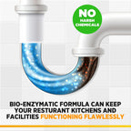 Instant Power Professional Bio-Enzymatic Commercial Drain Maintainer, Drainage Clog Remover, 1 Gallon, 4 Pack