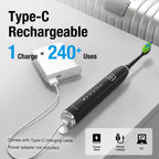 7AM2M Sonic Electric Toothbrush for Adults,Type-C Charging Run for 120 Days
