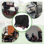 Mobility Scooter Cover,Waterproof Wheelchair Cover for Storage,Mobility Scooter Accessories for All-Weather Outdoor Protection Dust Covers - 55"x 26" x 36" (L x W x H)