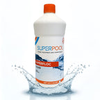 Superpool Swimming Pool Flocculant – Flock Pool Treatment for Cloudy Pool Water, Helps Clarify Water in Pools, Spas, Hot Tubs & Jacuzzis – Liquid Superfloc for Pool - 1 Quart