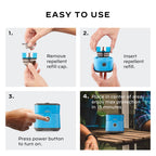Thermacell Mosquito Repellent Radius Zone, Gen 2.0, Rechargeable; Includes 12-Hour Mosquito Repellent Refill; No Candle or Flame, Easy to Use & Long Lasting; Bug Spray Alternative