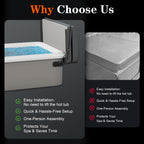 Hot Tub Cover Lifter - Heavy-Duty Spa Cover Lift Removal System, Adjustable Height & Width, Hot Tub Accessories Fits Most Hot Tubs Up to 96" Wide, Spa Lid Lifter Hydraulic Assist Removal System