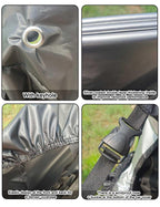 Electric Scooter Cover, Universal Scooter Cover, Waterproof Sun, Tear Proof Night Reflective and Lock-Holes&Storage Bag for With Seat or Without Foldable Kick Scooter(Without Seat,51"(L)x45"(H))
