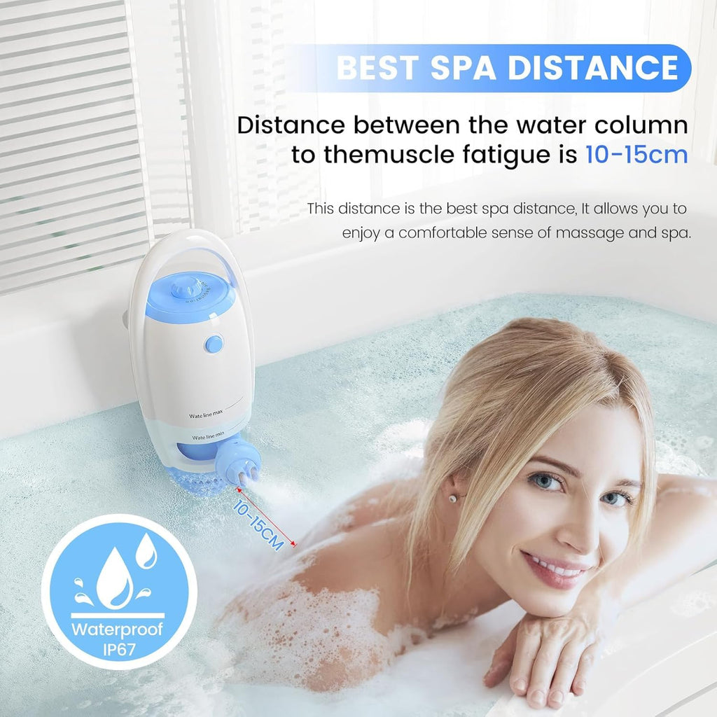 Bath Jet Spa, Bath Jet/Bubble Maker Mode, Bathtub Spa Machine Creates Soothing Bubbles and Massage, Bathtub Accessories for Relaxing Home Daily Use