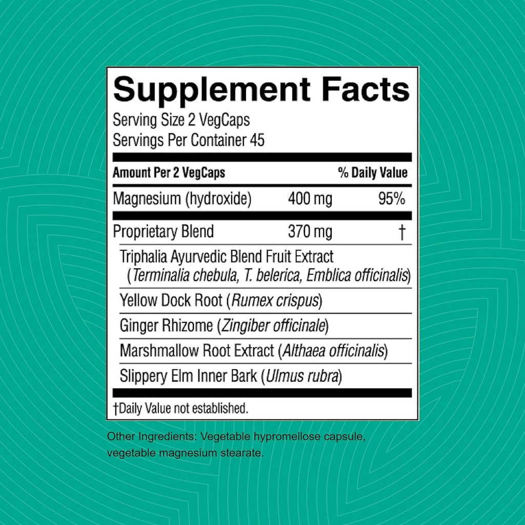 Nature's Sunshine Gentle Move: Experience Daily Digestive Support and Natural Constipation Relief with Natural Fiber for Soft Stools & Regularity, 90 Capsules