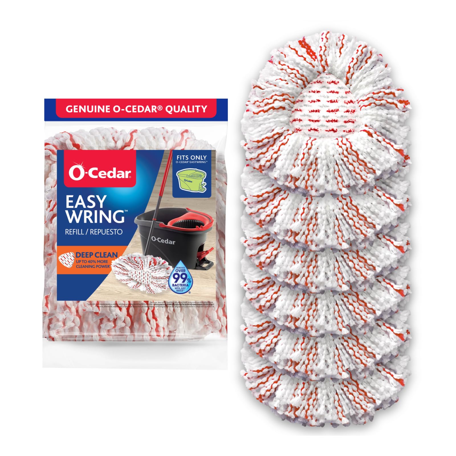 O-Cedar EasyWring Deep Clean Refill 6 - Pack