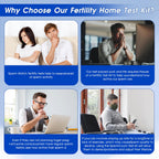 Sperm Magnifying Glass, Suitable for Semen Observation,Home Sperm Testing, Male Fertility Observation, Can be Used 100 Times,Quick Result