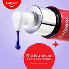 Colgate Visible White Purple Teeth Whitening Serum, 1.5oz/40ml – Mint & Yuzu Flavour, Instant Brightening Purple Serum for Whiter Smiles