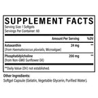 Liposomal Astaxanthin Supplement 24 MG, Maximum Absorption, Antioxidant Stronger Than VIT C, Non-GMO & Gluten Free - 60 Softgels(2 Months Supply)