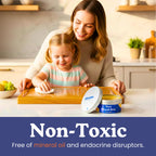 Non-Toxic Wood Wax - Natural Wood Conditioner for Butcher Blocks, Wooden Utensils & Bowls – No Mineral Oil, No Petroleum - Pure Beeswax, Lemon & Flaxseed Oil [7 oz] by Ziruma