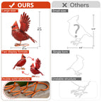 Nacome Cardinal Metal Garden Statue: Easy Assemble Outdoor Decor