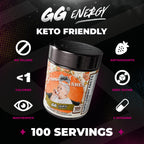Gamer Supps GG Energy - Grandma's Ashes by Goons (100 Servings) - Keto Friendly Gaming Energy and Nootropic Blend, Sugar Free + Caffeine + Vitamins + Immune Support, Powder Drink