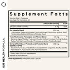 Codeage Gut Health Supplements Vegan Formula - L Glutamine, Zinc, Turkey Tail Mushroom Powder, Tonic Mushroom, Maitake, Micro Algae, Mineral, Licorice Root DGL - Probiotics, Prebiotics - 180 Capsules