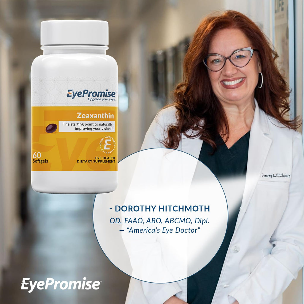EyePromise Zeaxanthin Eye Health Supplements - 60 Softgels