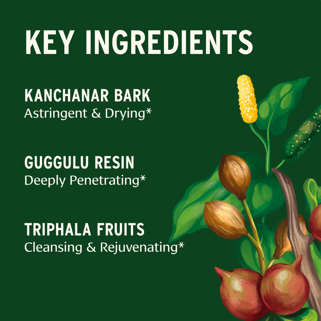 Banyan Botanicals Kanchanar Guggulu Tablets – Organic Lymph Supplement with Guggulu Resin – Promotes the Healthy Elimination of Natural Toxins* – 90 Tablets – Non-GMO Sustainably Sourced Vegan