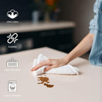 100% Cotton Terry Towels - Pack of 500 (12x12 Inches) White Cotton Terry Cloth Bar Rags, Multipurpose High Absorbent Cleaning Cloths for Auto Detailing or Painters