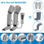 Leg Massager for Circulation - Foot and Calf Massager, Air Compression Leg Wraps Massage Boots Machine for Home Use Leg Massage - scd Machine for Calf, Thigh and Foot Massager, FSA or HSA Eligible