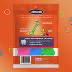 DenTek Fun Flossers – Kids Floss Picks with Wild Fruit Flavor, 75 Count (Pack of 12)