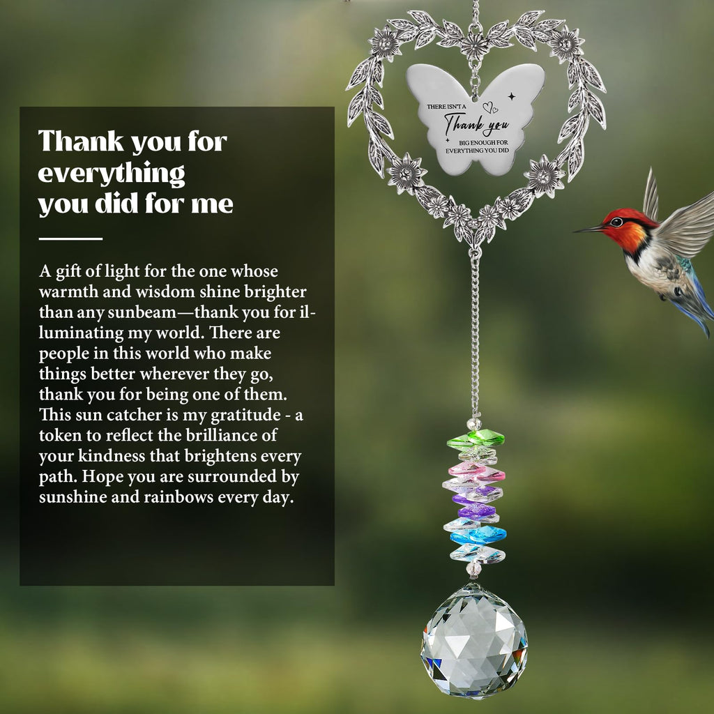 Appreciation Gift for Women Teacher, Thank You Suncatcher for Coworkers