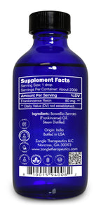 Frankincense Essential Oil, Food Grade, for Face, Dark Circles – 100% Pure, Frankincense, Resin, Oil, Boswellia Serrata, Edible, by Zongle Therapeutics, 4 OZ