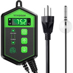 VIVOSUN Digital Heat Mat Thermostat Controller, 40–108 ºF 1000W for Reptiles, Seedlings, Germination, Incubation and Fermentation