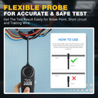 VDIAGTOOL V210 Wire Tracer Electrical Automotive Open & Short Finder Circuit Tester Circuit Breaker Finder Fault Probe Wire Tester Electrical DC 6-42V