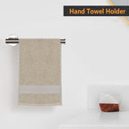 Sotuai 2-Piece Hand Towel Holder - 9" Modern Design Towel Ring, Thicken SUS 304 Stainless Steel Towel Holder for Bathroom Wall, Contemporary Hand Towel Rack - Chrome