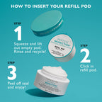 Peter Thomas Roth | Peptide Skinjection™ Moisture Infusion Cream, Refillable Moisturizer, For Loss of Firmness and Elasticity, Fine Lines & Wrinkles, Dryness, 21 Amplified Peptides & Neuropeptides
