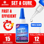 ALECPEA Pool Cue Tip Glue, 20g Thin Billiard Cue Repair Adhesive