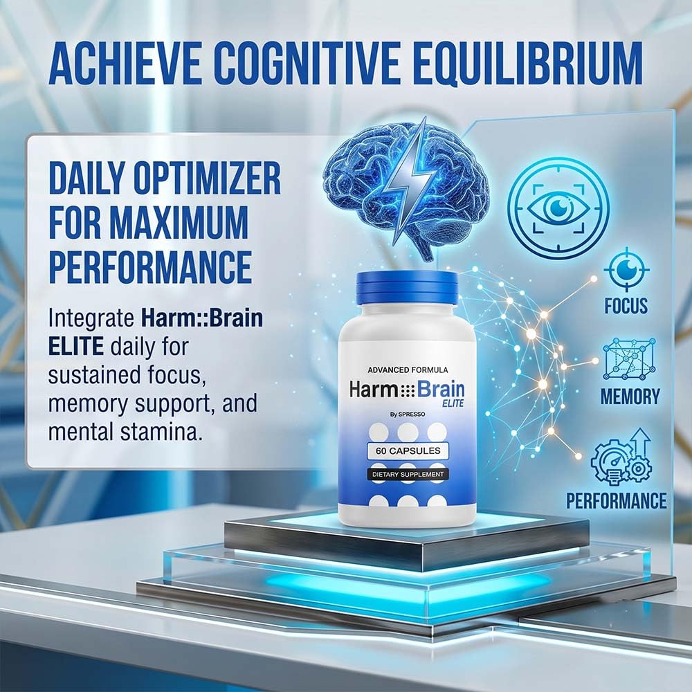 (3 Pack) Harmo Brain Capsules - Official HarmoBrain Supplement Pills with Premium Ingredients, Advanced Formula Support for Overall Health & Wellness Reviews (180 Capsules)