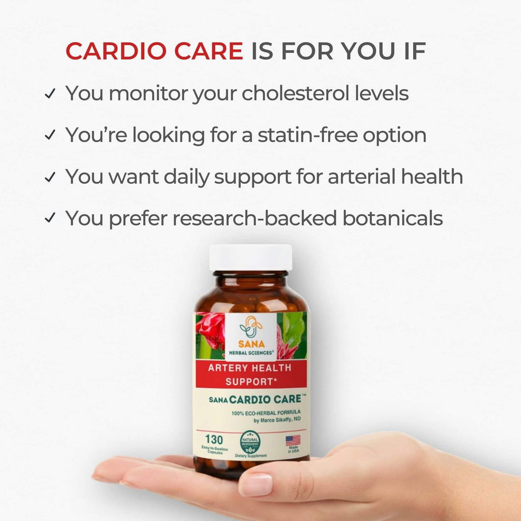 Artery Plaque Removal Formula | 4-Element All-Natural Supplement to Support Blood Pressure, Healthy Cholesterol, and Heart Rhythm | 130 Easy-to-Swallow Capsules | by Sana Herbal