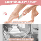 Nuve Smooth Pedicure Wand, Electric Callus Remover for Feet, Portable Smooth Pedicure Stick, Callus Removal Tool, Waterproof, for Treating Dry Cracked Heels, Calluses and Dead Skin.