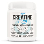 Orgain Micronized Creatine Monohydrate Lean Muscle Powder with Metabolism Blend, Unflavored, 50 Servings, Supports Muscle Strength and Brain Health, No Dairy or Soy, Gluten Free, Vegan