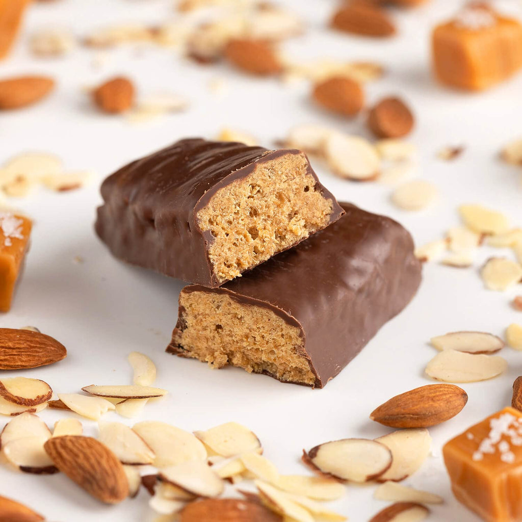 PROBAR Plant-Based Protein Bars – 20g Protein, Gluten Free, Non-GMO, Dairy Free Vegan Snack, No Sugar Alcohols, Whole Food Ingredients, Post Workout Energy Bar for Active Lifestyles (Sea Salt Caramel, 12 Count)