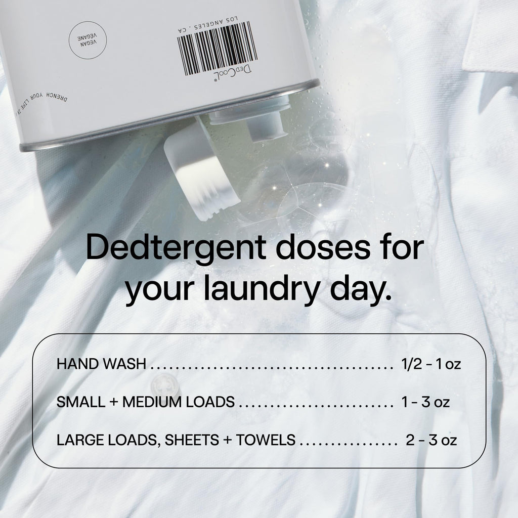DedCool Liquid Laundry Detergent in 01 Taunt | Luxurious Scent | Stain-Removing Formula | Infused with Natural Essential Oils | Non-Toxic | Up to 120 Washes | 64 fl oz