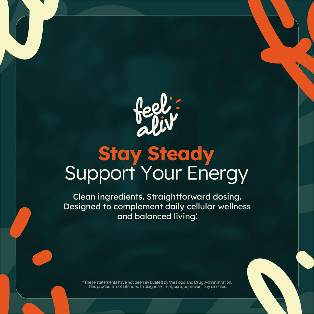 Feelaliv Nicotinamide Riboside (NR) Supplement 1000mg Per Serving | NAD+ Precursor | Cellular Energy & Cognitive Support | Single Ingredient | Clean Label | Vegan | 60 Capsules