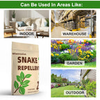 Whemoalus Snake Repellent for Outdoors Pet Safe, Snake Away Repellent for Outdoors, 8-Pack Snake Repellent for Yard, Rattlesnake Repellent for Home, for Yard Garden