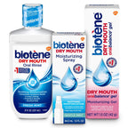 Biotene Dry Mouth Management Oral Rinse, Dry Mouth Spray and Moisturizing Gel - 1 Kit
