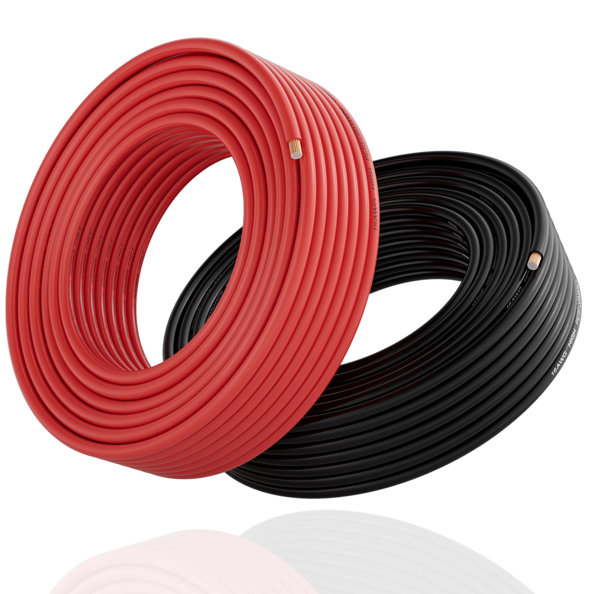 16 Gauge Wire (6-Pack Black/Red/Grey/Blue/Green/Brown, Each 35 FT), Low Voltage Automotive Primary Harness Wire for Battery, Car Audio, Remote Trailer, Security Alarm, Hook Up Wiring, 16AWG CCA, DIY