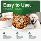 Iron Paws Human-Grade Superfood For Dogs, Premium Greens Powder Supplement For Dental Health, Longevity, Hip & Joint, Gut Health, Allergies, Immune Support, Skin & Coat - 3.5 oz Nutrient Dense Formula