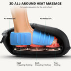 Medcursor Foot Massager with Heat - Shiatsu Feet Massage Machine Delivers Relief for Tired Muscles & Plantar, Deep Kneading Therapy, Multi-Level Settings for Home, Office Use, Size up to 13"