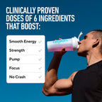 LEGION Pulse - All Natural Nitric Oxide Preworkout Drink to Boost Energy, Creatine Free, Naturally Sweetened, Beta Alanine, Citrulline, Alpha GPC (Strawberry Blast)