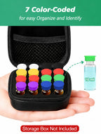 10ml & 30ml Vial Caps, Silicone Peptide Vial Covers, 35 Pack, 7 Colors