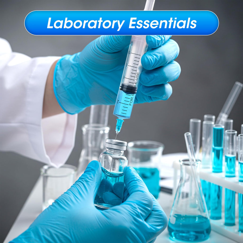 10 Pack 60 ml Syringe Without Needle, Syringe with Cap Individually Wrapped, for Liquids, Scientific Labs, Dispensing