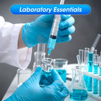 10 Pack 60 ml Syringe Without Needle, Syringe with Cap Individually Wrapped, for Liquids, Scientific Labs, Dispensing