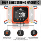Digital Angle Finder with Laser 4-side Magnetic Angle Gauge Rechargeable