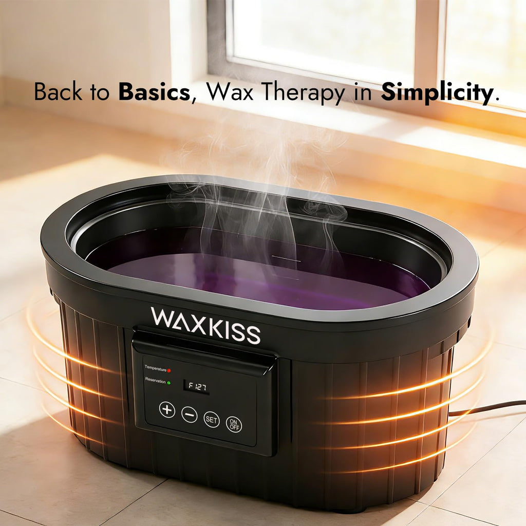 Paraffin Wax Machine for Hand and Feet, Waxkiss 5000ml Paraffin Bath with Lavender Paraffin Wax Warmer for Professional Spa & Arthritis Treatment At Home
