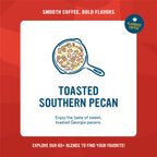 Cameron's Coffee Roasted Whole Bean Coffee, Flavored, Toasted Southern Pecan, 32 Ounce