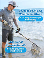 Biggun 69in Effortless Sand Flea Rake