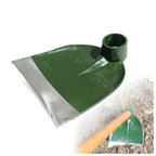 Paiaojia Heavy Duty Garden Round Eye Hoe for Soil Digging 2.2Lb (1Kg)- High Carbon Rail Steel, Hand-Sharpened Edge, Heat-Treated for Strength & Stable Performance(Not Included Handle)